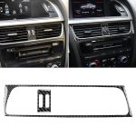 2 in 1 Auto Carbon Fiber Klimaanlage Auslassrahmen Dekorativer Aufkleber für Audi A4 B8 2009-2016 / A5 2008-2017 / Q5 2009-2017, Linkslenker