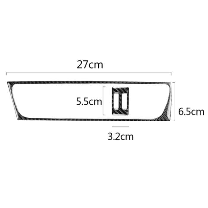 2 in 1 Auto Carbon Fiber Klimaanlage Auslassrahmen Dekorativer Aufkleber für Audi A4 B8 2009-2016 / A5 2008-2017 / Q5 2009-2017, Linkslenker – Bild 3