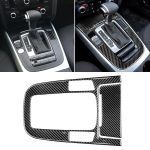 Auto Carbon Fiber Gear Position Panel Dekorativer Aufkleber für Audi 2010-2018 Q5 / 2009-2016 A4L / 2009-2016 A5