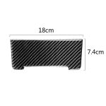 Auto Carbon Fiber Storage Zigarettenanzünder Panel dekorative Aufkleber für Audi 2010-2018 Q5 / 2009-2016 A4L / 2009-2016 A5 – Bild 3