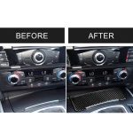 Auto Carbon Fiber Storage Zigarettenanzünder Panel dekorative Aufkleber für Audi 2010-2018 Q5 / 2009-2016 A4L / 2009-2016 A5 – Bild 7