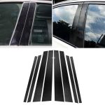 Auto Carbon Fiber B Säule Dekorativer Aufkleber für BMW E70 2008-2013