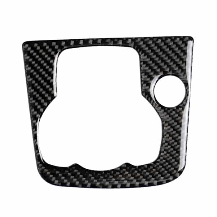 Auto Carbon Fiber Left Drive Multimedia Frame Ein dekorativer Aufkleber für Mazda Axela 2013-2016 – Bild 2