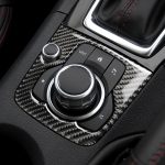 Auto Carbon Fiber Right Drive Multimedia Frame Ein dekorativer Aufkleber für Mazda Axela 2013-2016 – Bild 6