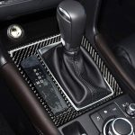 Auto Carbon Fiber Left Drive Gear Frame B Dekorativer Aufkleber für Mazda Axela 2017-2018 – Bild 6