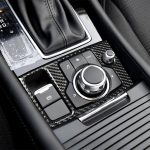 Auto Carbon Fiber Linksantrieb Multimedia Rahmen B Dekorativer Aufkleber für Mazda Axela 2017-2018 – Bild 6