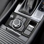 Auto Carbon Fiber Right Drive Multimedia Rahmen B Dekorativer Aufkleber für Mazda Axela 2017-2018 – Bild 6
