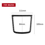 Auto Carbon Fiber Central Control Kleinigkeiten Rahmen dekorative Aufkleber für Mazda Axela 2013-2016 – Bild 6