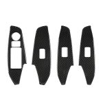 Auto Carbon Fiber Left Drive Window Lift Panel Dekorativer Aufkleber für Mazda Axela 2014 / 2017-2018 – Bild 2