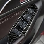 Auto Carbon Fiber Left Drive Window Lift Panel Dekorativer Aufkleber für Mazda Axela 2014 / 2017-2018 – Bild 6