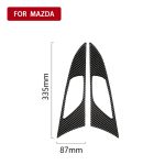 2 PCS Car Carbon Fiber Tür Innengriff Außenrahmen Dekorativer Aufkleber für Mazda Axela 2014 / 2017-2018 – Bild 5