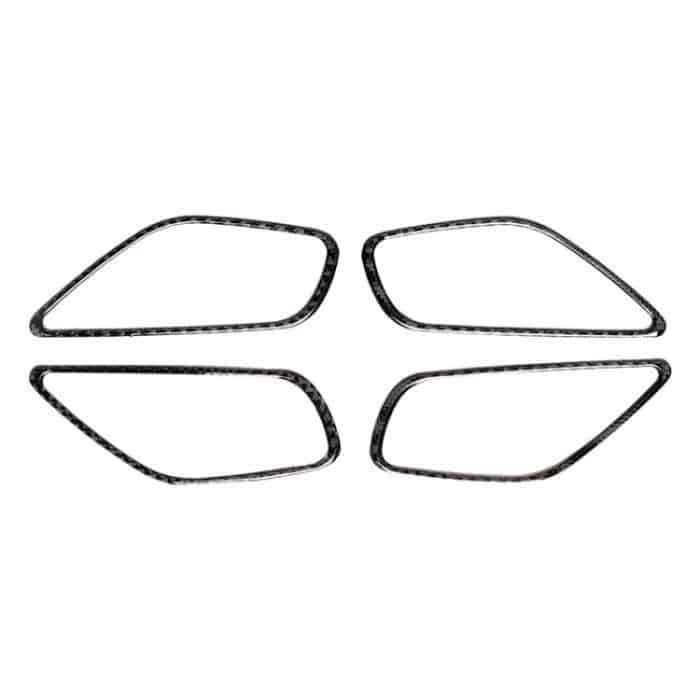 4 PCS Car Carbon Fiber Tür Innengriffrahmen Dekorativer Aufkleber für Mazda Axela 2014 / 2017-2018 – Bild 2