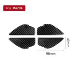 4 PCS Car Carbon Fiber Tür Innengriff Handgelenkplatte Dekorativer Aufkleber für Mazda Axela 2014 / 2017-2018 – Bild 5