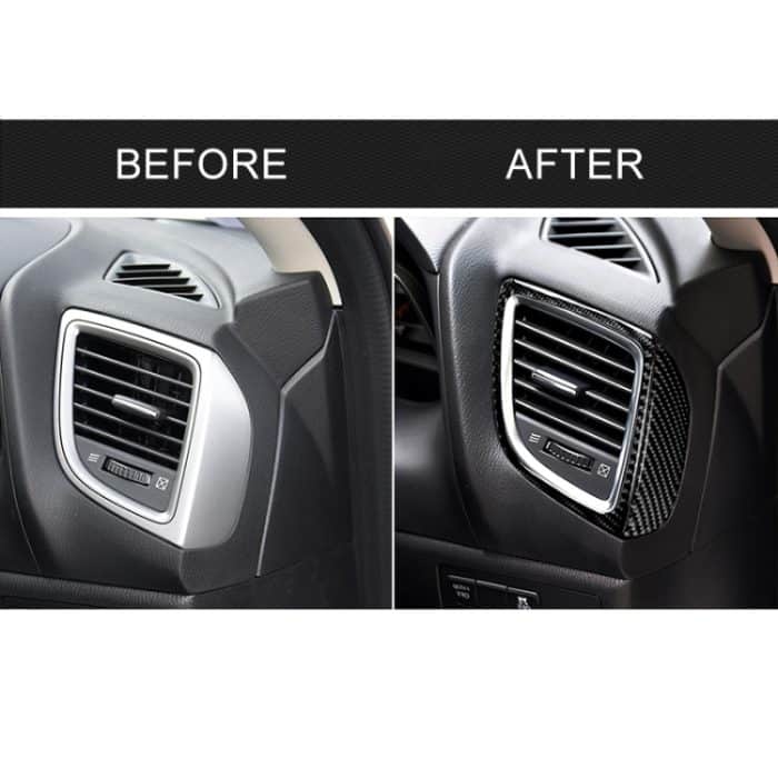 Auto Carbon Faser rechts und links Luftauslass dekorative Aufkleber für Mazda Axela 2014 / 2017-2018 – Bild 7
