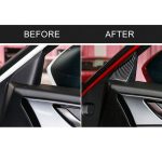 Auto Carbon Fiber Front Innentür Ein Dreieck dekorative Aufkleber für Mazda Axela 2017-2018 – Bild 7