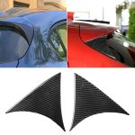 Auto Carbon Faser Schrägheck Heckflügel Seite Spoiler Lippe für Mazda Axela 2014-2018