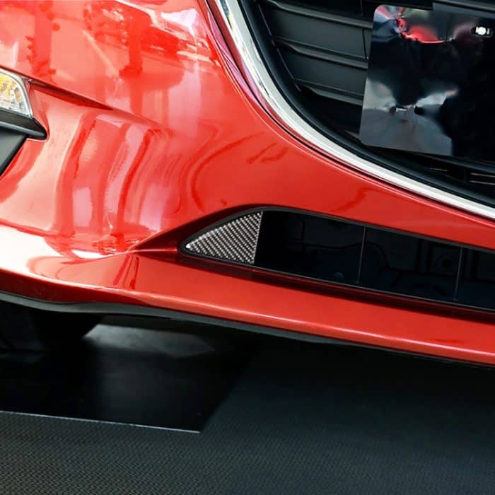 Auto Carbon Fiber Front Stoßstange dekorative Aufkleber für Mazda Axela 2014-2016 – Bild 6