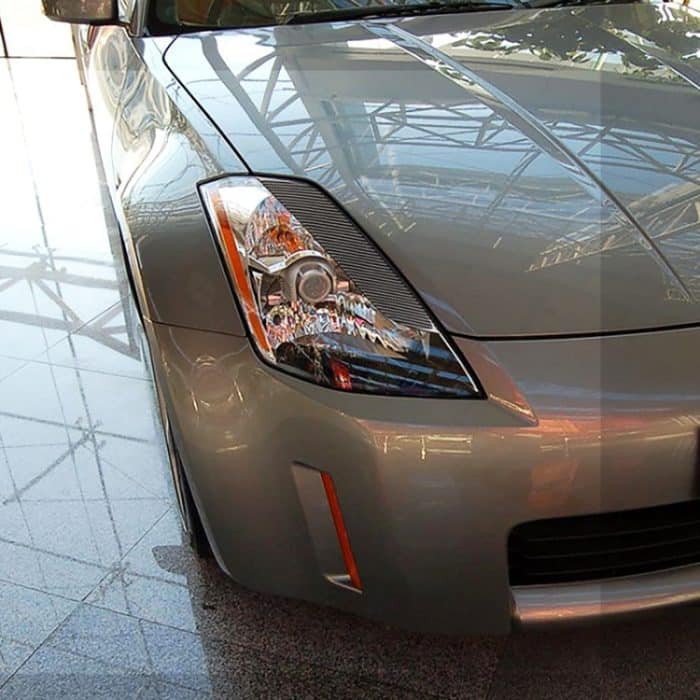 Auto Carbon Fiber Light Augenbraue für 2003-2009 Nissan 350Z Alle Modelle – Bild 6