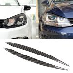 Auto Carbon Fiber Light Augenbraue für Volkswagen Golf 7