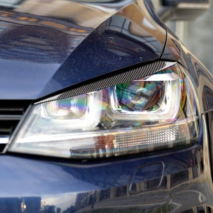 Auto Carbon Fiber Light Augenbraue für Volkswagen Golf 7 – Bild 6