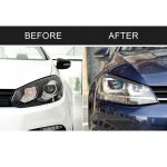 Auto Carbon Fiber Light Augenbraue für Volkswagen Golf 7 – Bild 7