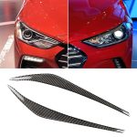 Auto Carbon Fiber Light Augenbraue für Hyundai Elantra 2016-2018