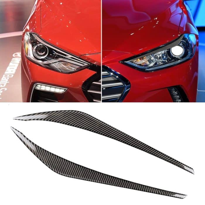 CRP0552.jpg Auto Carbon Fiber Light Augenbraue für Hyundai Elantra 2016-2018 – Bild 1