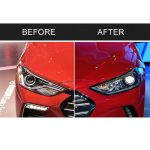 Auto Carbon Fiber Light Augenbraue für Hyundai Elantra 2016-2018 – Bild 7
