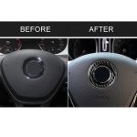 Auto Carbon Lenkradring dekorativer Aufkleber für Volkswagen – Bild 7