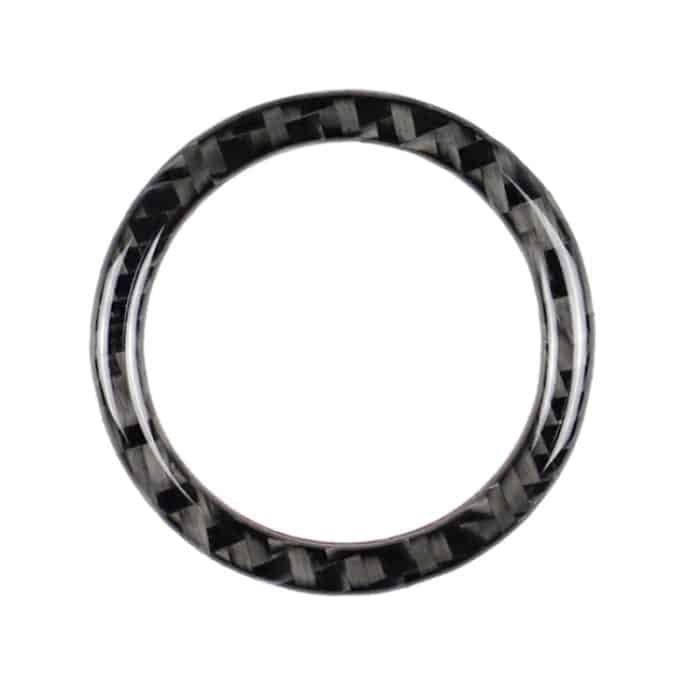 Auto Carbon Faser Ein-Knopf-Start dekorative Aufkleber für Toyota Eighth Generation Camry 2018-2019 – Bild 2