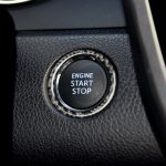 Auto Carbon Faser Ein-Knopf-Start dekorative Aufkleber für Toyota Eighth Generation Camry 2018-2019 – Bild 6