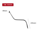 Auto Carbon Fiber Central Control S Streifen dekorative Aufkleber für Toyota Achte Generation Camry 2018-2019, Linksantrieb – Bild 5