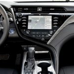 Auto Carbon Fiber Central Control S Streifen dekorative Aufkleber für Toyota Achte Generation Camry 2018-2019, Linksantrieb – Bild 6