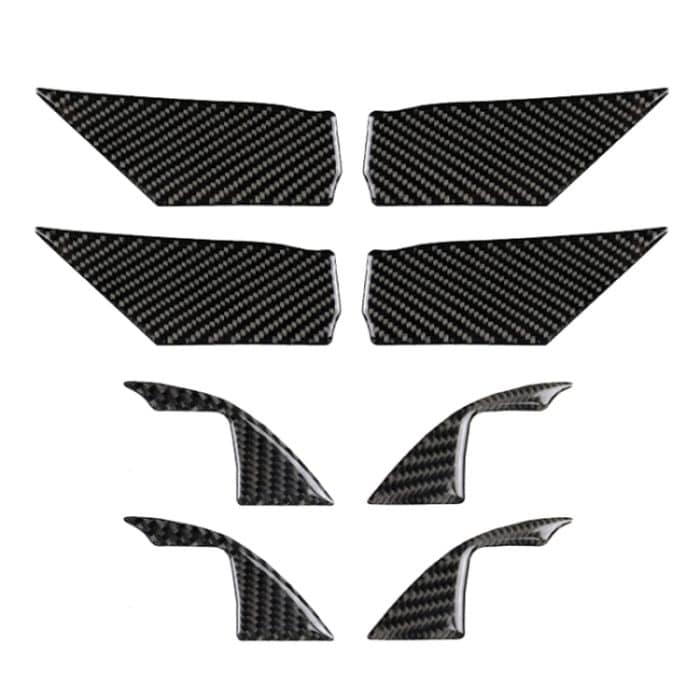 8 in 1 Auto Carbon Faser Tür Innengriff Handgelenk Panel dekorative Aufkleber für Toyota Achte Generation Camry 2018-2019 – Bild 2