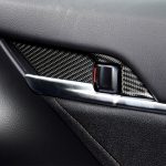 8 in 1 Auto Carbon Faser Tür Innengriff Handgelenk Panel dekorative Aufkleber für Toyota Achte Generation Camry 2018-2019 – Bild 6