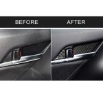 8 in 1 Auto Carbon Faser Tür Innengriff Handgelenk Panel dekorative Aufkleber für Toyota Achte Generation Camry 2018-2019 – Bild 7