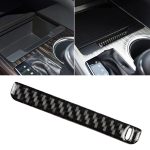 Auto Carbon Fiber Storage Box Nut dekorative Aufkleber für Toyota Achte Generation Camry 2018-2019, Linksantrieb