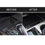 Auto Carbon Fiber Storage Box Rahmen dekorative Aufkleber für Toyota Achte Generation Camry 2018-2019 – Bild 7