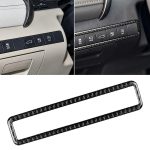 Auto Carbon Fiber Main Driving Multifunktionaler Knopfrahmen Dekorativer Aufkleber für Toyota Achte Generation Camry 2018-2019
