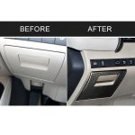 Auto Kohlefaser Hauptantrieb Aufbewahrungsbox dekorative Aufkleber für Toyota Achte Generation Camry 2018-2019, Linksantrieb – Bild 7