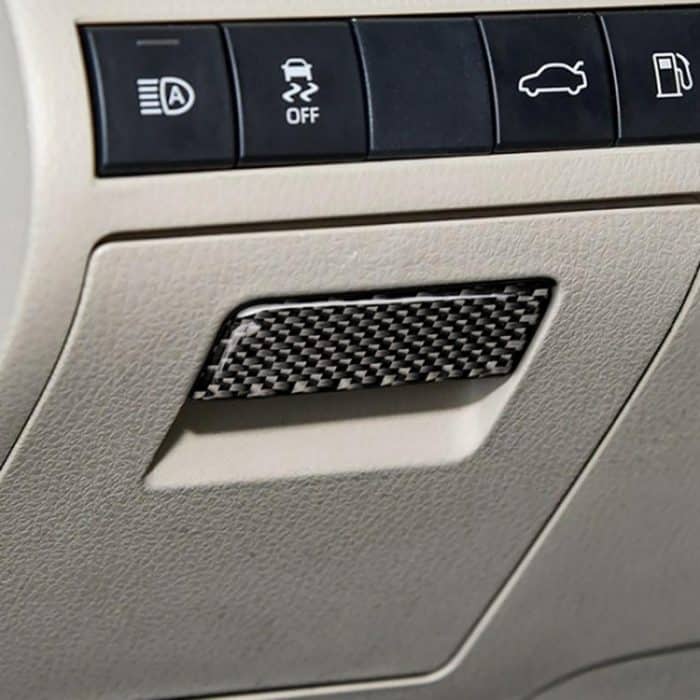 Auto Kohlefaser Hauptantrieb Aufbewahrungsbox Griff dekorative Aufkleber für Toyota Achte Generation Camry 2018-2019 – Bild 6