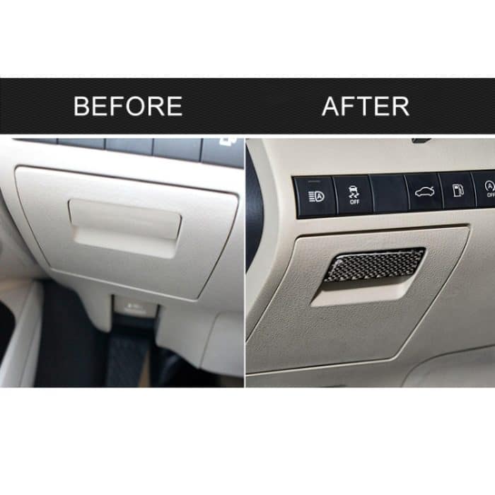 Auto Kohlefaser Hauptantrieb Aufbewahrungsbox Griff dekorative Aufkleber für Toyota Achte Generation Camry 2018-2019 – Bild 7