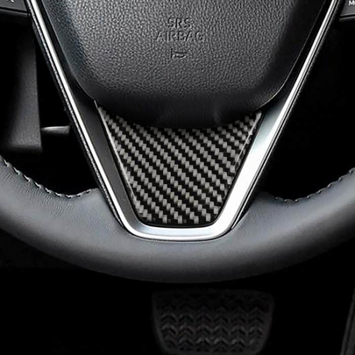 Auto Carbon Lenkrad dekorative Aufkleber für Toyota Achte Generation Camry 2018-2019 – Bild 6