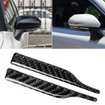 2 PCS Car Carbon Fiber Rückspiegel Antikollisions-Streifenschutzgitter Verkleidungen für Toyota Camry der achten Generation 2018-2019