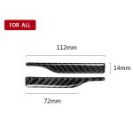 2 PCS Car Carbon Fiber Rückspiegel Antikollisions-Streifenschutzgitter Verkleidungen für Toyota Camry der achten Generation 2018-2019 – Bild 5