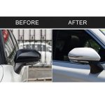 2 PCS Car Carbon Fiber Rückspiegel Antikollisions-Streifenschutzgitter Verkleidungen für Toyota Camry der achten Generation 2018-2019 – Bild 7