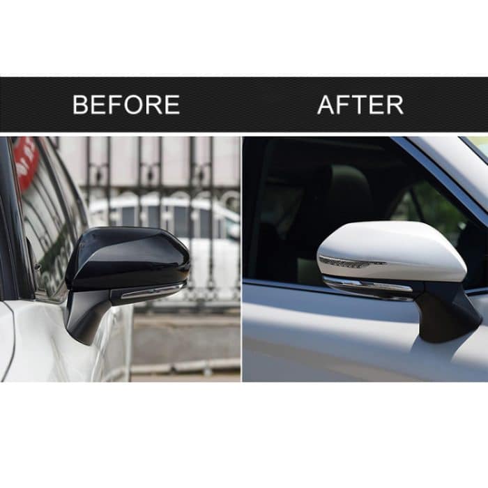 2 PCS Car Carbon Fiber Rückspiegel Antikollisions-Streifenschutzgitter Verkleidungen für Toyota Camry der achten Generation 2018-2019 – Bild 7