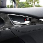 2 PCS Car Carbon Fiber Tür Innengriff Handgelenkplatte Dekorativer Aufkleber für Honda Tenth Generation Civic 2016-2019 – Bild 6
