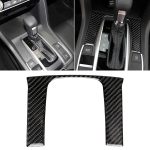 Auto Carbon Fiber Gear Position Panel dekorative Aufkleber für Honda Tenth Generation Civic 2016-2019