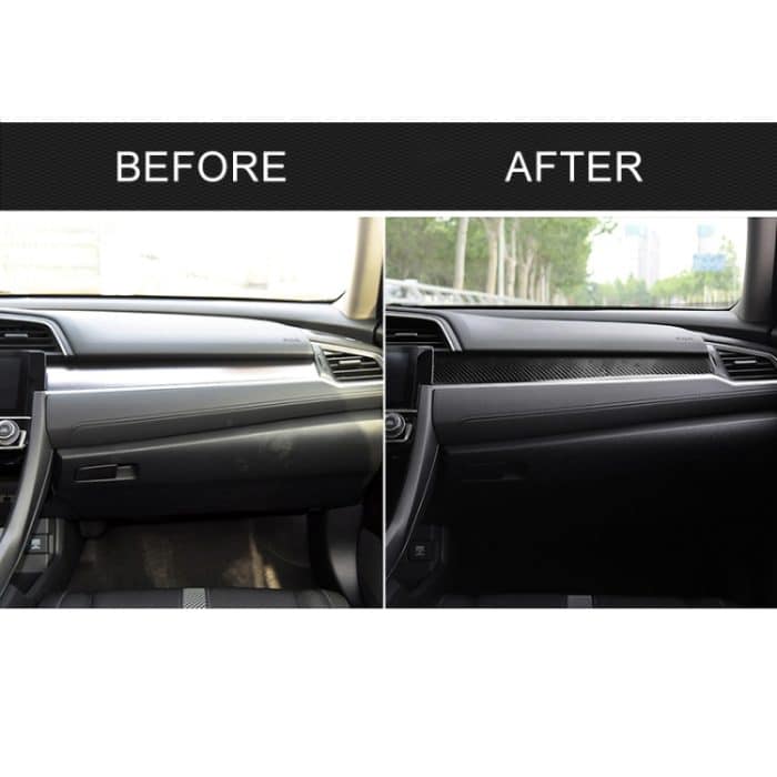 Auto Carbon Fiber Central Control dekorative Aufkleber für Honda Tenth Generation Civic 2016-2019 – Bild 7